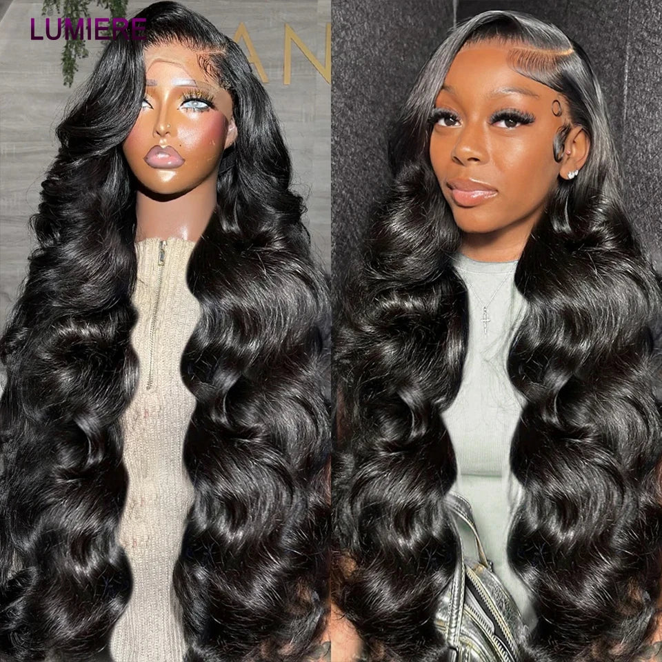 8-30" Body Wave Human Hair Bundles with Closure Frontal HD Transparent Lace Peruvian 100% Raw Virgin Human Hair Weave Extension