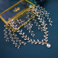 DZ215 Bling Indian Pendant Forehead Chain Jewelry Tiara Headpiece Bridal Headdress Crystal Wedding Headwear Accessories Gift