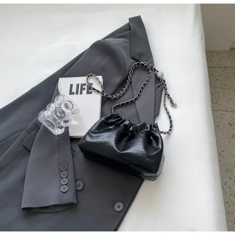 Women 2025 Y2K Millennium Bag  New High Sense Shoulder Bags Summer Chain Bag Fashion Bucket Bag Messenger Bags Purses Handbags