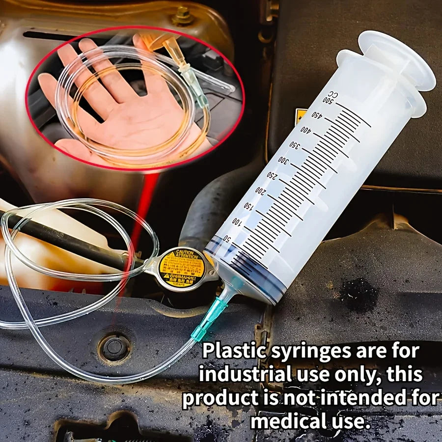 Multi-Functional Durable Large Capacity Plastic Syringes With 1M Hose 20ml-550ml 100ml For Pet Feeding Oil Pump Measurement Tool