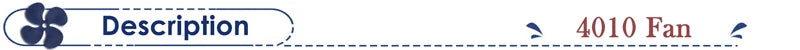 2Pcs Gdstime DC 24V 12V 5V 40mm x 40mm x 10mm 2-Pin Ball Bearing Computer PC Case Cooling Fan 4010