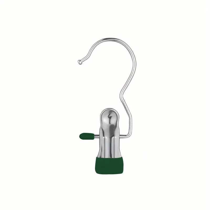 5 Pcs Portable Metal Hook Clip Multifunctional Clothespins Hat Storage Organizer Clip Boot Shoe Pant Wardrobe Cap Organizer
