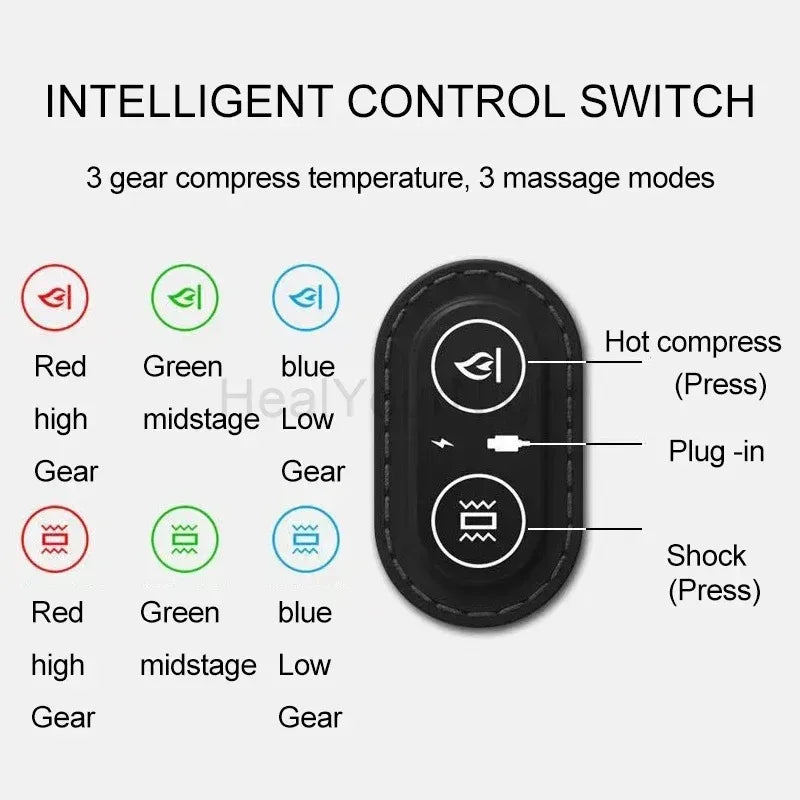 Waist Pillow Sleeping Back Protection Pad Electric Massage Lying Flat Waist Relief Waist Support Heating Vibrating Back Massager
