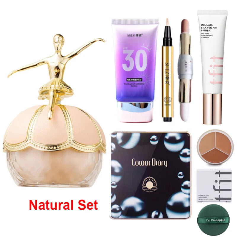 TFIT 3 Colors Concealer Palette Professional Makeup Face Eye Contour Face Spot Concealer Dark Circle Correcting Face Makeup
