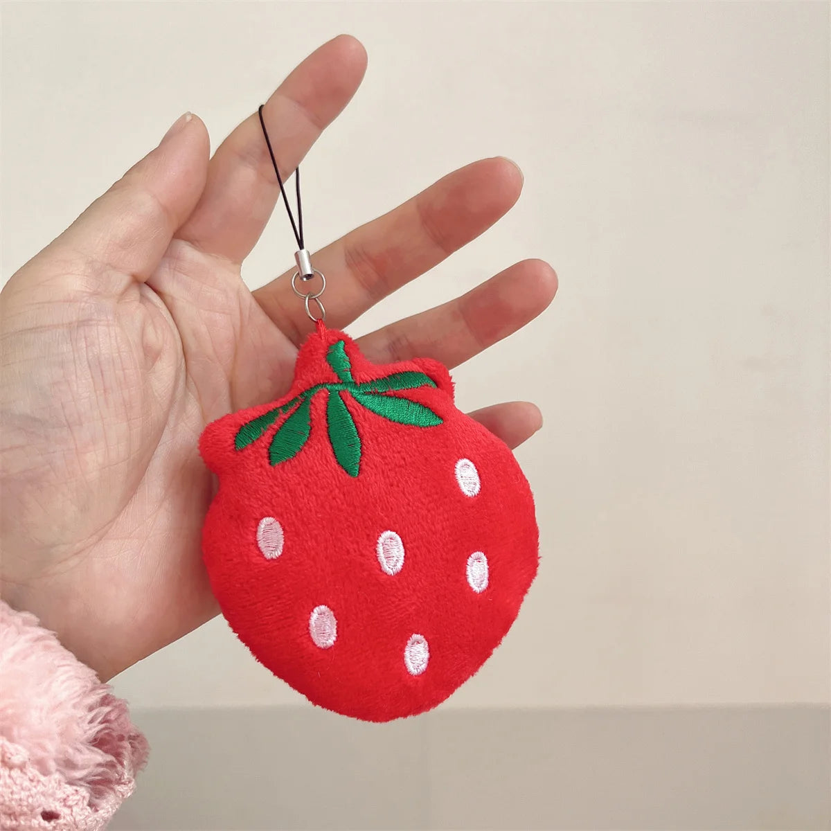 1-10pcs Cartoon Plush Banana Keychain on Backpack Hairy Kawaii Banana Pendant for Women Men Kid Toy Doll Key Chain Bag Car