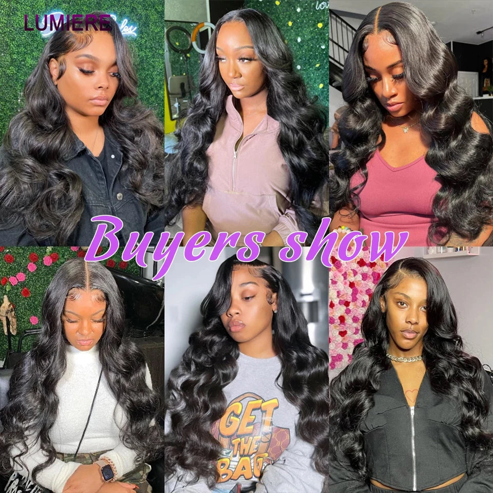8-30" Body Wave Human Hair Bundles with Closure Frontal HD Transparent Lace Peruvian 100% Raw Virgin Human Hair Weave Extension