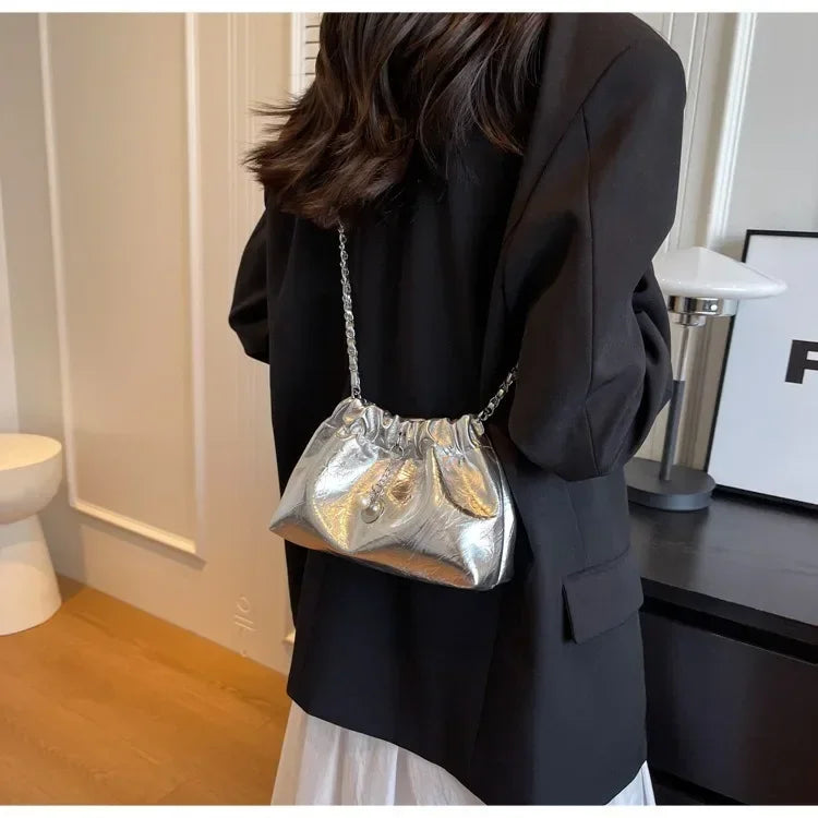 Women 2025 Y2K Millennium Bag  New High Sense Shoulder Bags Summer Chain Bag Fashion Bucket Bag Messenger Bags Purses Handbags