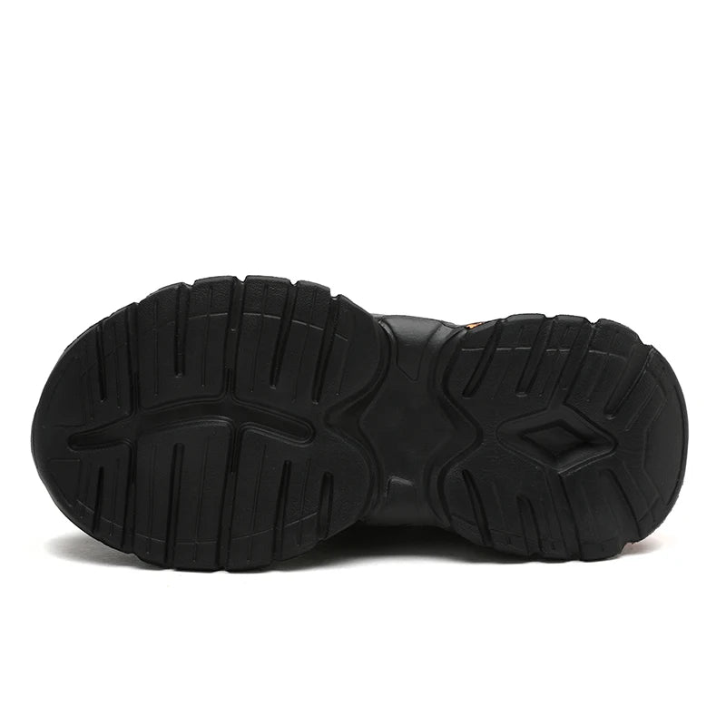 New Sport Sneaker Kids Boys Casual Shoes for 5-16Years Old Children Leather Non-Slip Fashion Tenis Shoes Soft Soled Black Shoe