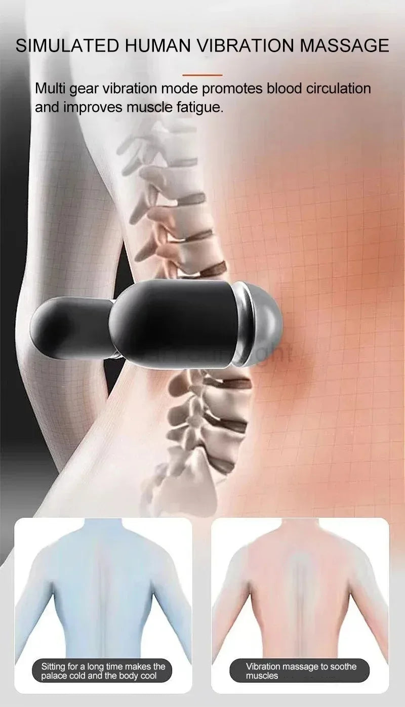 Waist Pillow Sleeping Back Protection Pad Electric Massage Lying Flat Waist Relief Waist Support Heating Vibrating Back Massager
