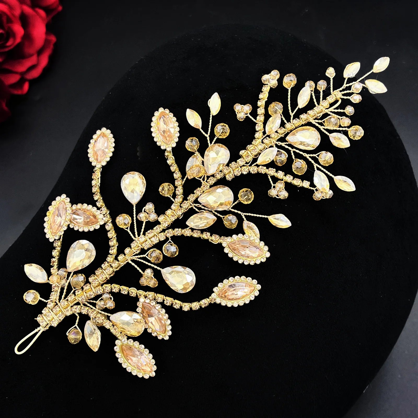 DZ215 Bling Indian Pendant Forehead Chain Jewelry Tiara Headpiece Bridal Headdress Crystal Wedding Headwear Accessories Gift