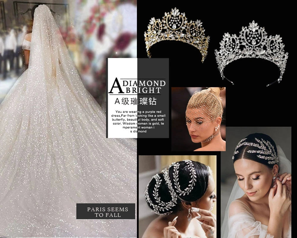 DZ215 Bling Indian Pendant Forehead Chain Jewelry Tiara Headpiece Bridal Headdress Crystal Wedding Headwear Accessories Gift