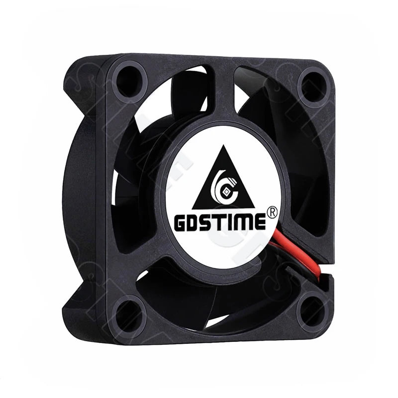 2Pcs Gdstime DC 24V 12V 5V 40mm x 40mm x 10mm 2-Pin Ball Bearing Computer PC Case Cooling Fan 4010