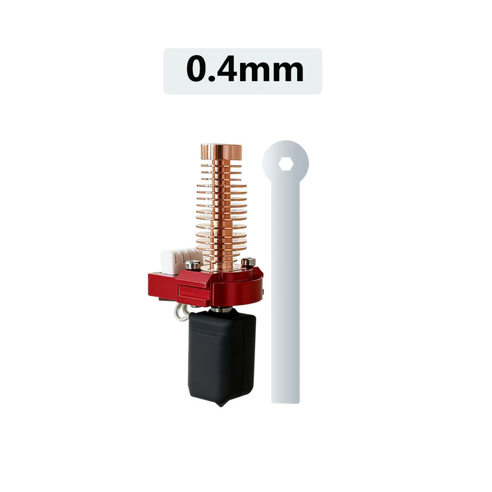 For Flashforge Adventurer 5m Nozzle Hardened Steel 0.25 0.4 0.6 0.8 More Wear Resistance Upgrade Ad5m Hotend Heat Up Faster