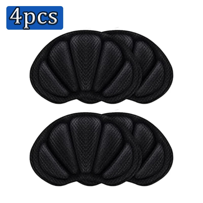 4pcs Heel Insoles Patch Anti-Pain Cushion Pads Thickened Heels Stickers Foot Care Protector Sneaker Shoes Adhesive Back Sticker
