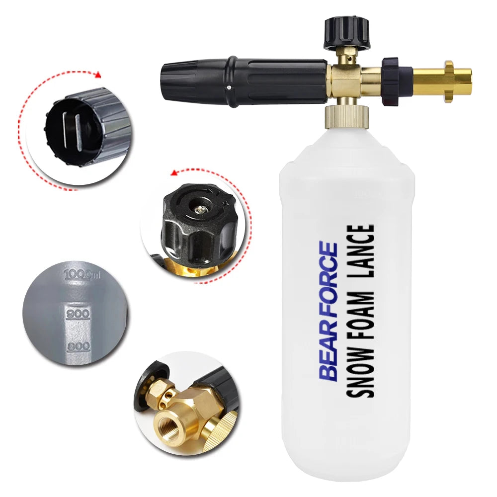 Foam Generator Foam Cannon Foam Nozzle Car Foam Wash for Karcher K2 K3 K4 K5 K6 K7 Tornado Gun High Pressure Washer Car Washer