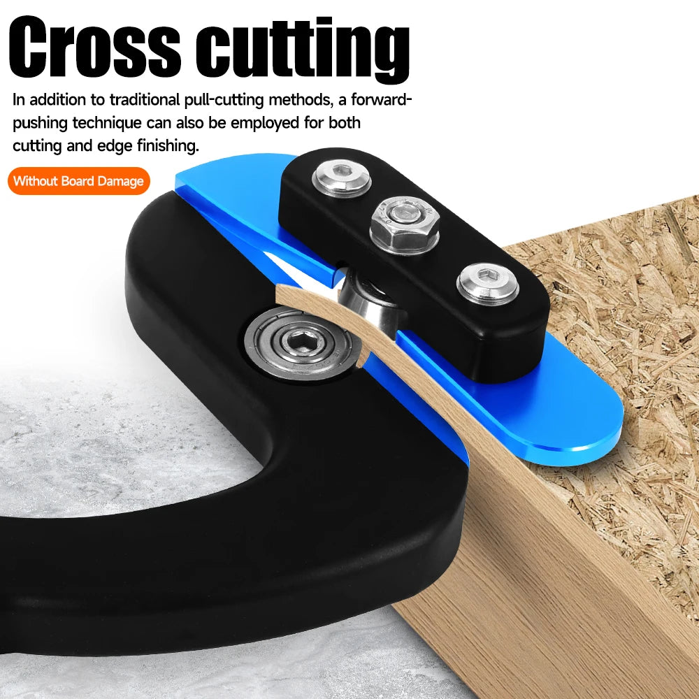 Professional Wood & Metal Panel Cutter Ultra Smooth Splinter-Free Edges, Precision Cutting for Laminate, Plastic & Thin Sheets