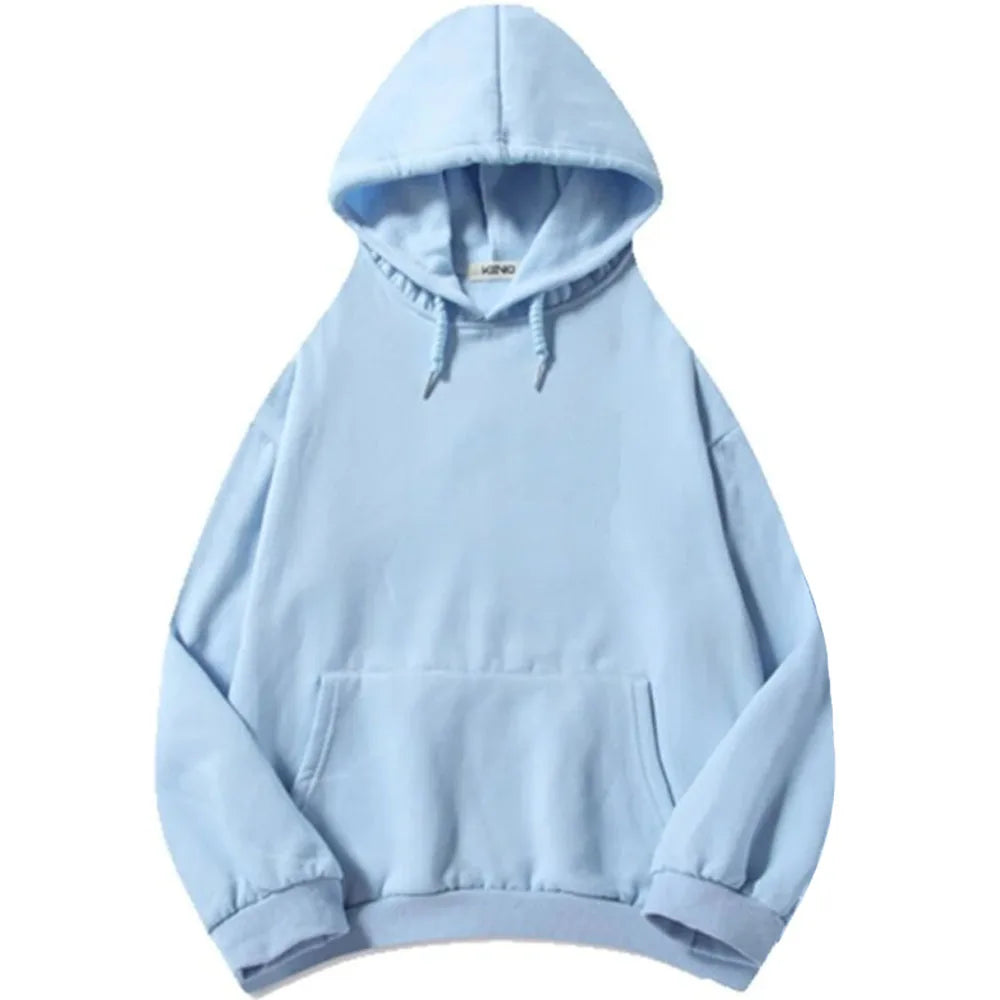Hoodies Long Sleeve Fashion Hooded Sweatshirts Casual Autumn Fleece Male Sudaderas Streetwear Men Top