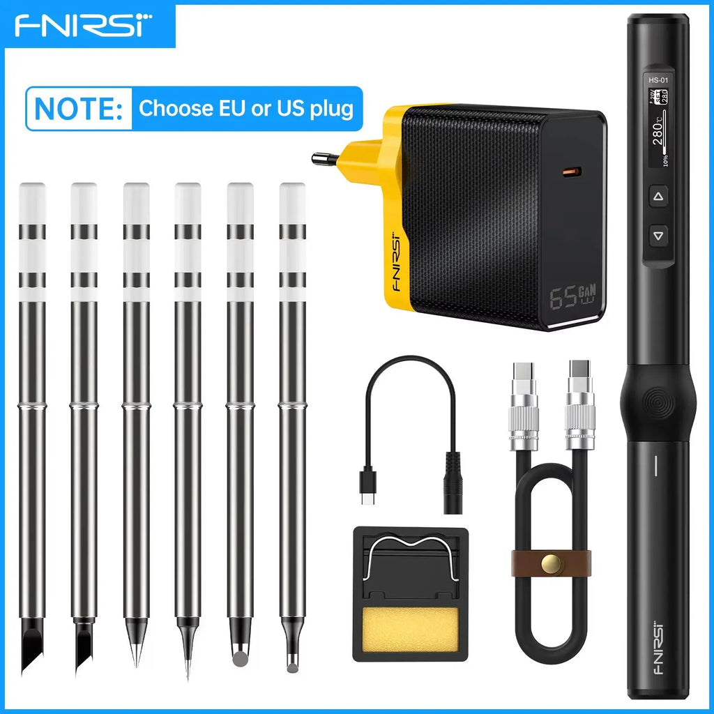 HS-01 Smart Soldering Iron PD 65W Adjustable Constant Temperature Fast Heating Portable
