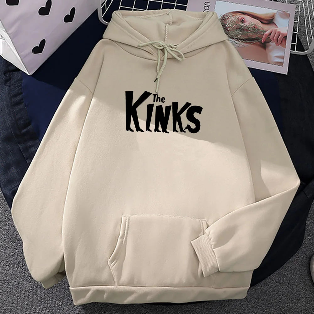 Hoodies The Kinks Band Graphic Sweatshirts Hip Hop Sudaderas Hombre Streetwear Casual Long Sleeve Unisex Pullovers Men Clothes