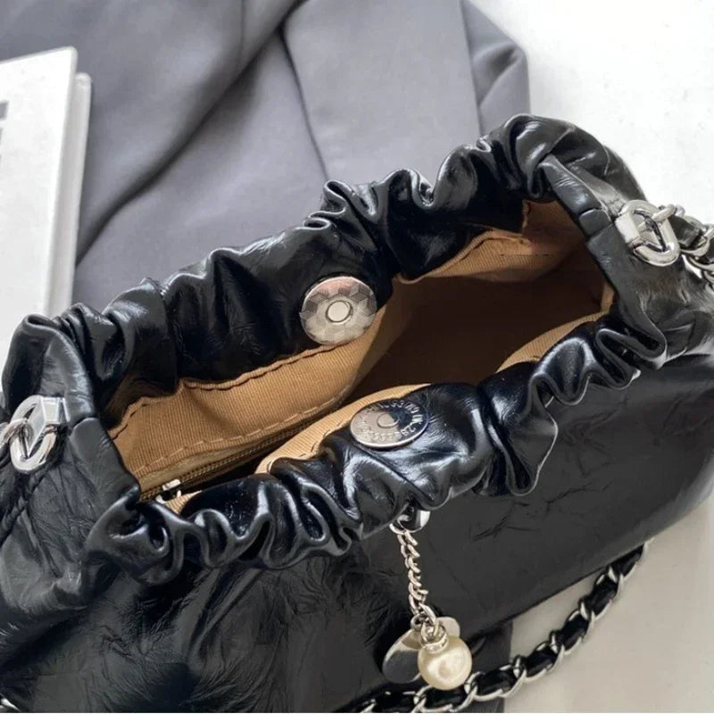 Women 2025 Y2K Millennium Bag  New High Sense Shoulder Bags Summer Chain Bag Fashion Bucket Bag Messenger Bags Purses Handbags