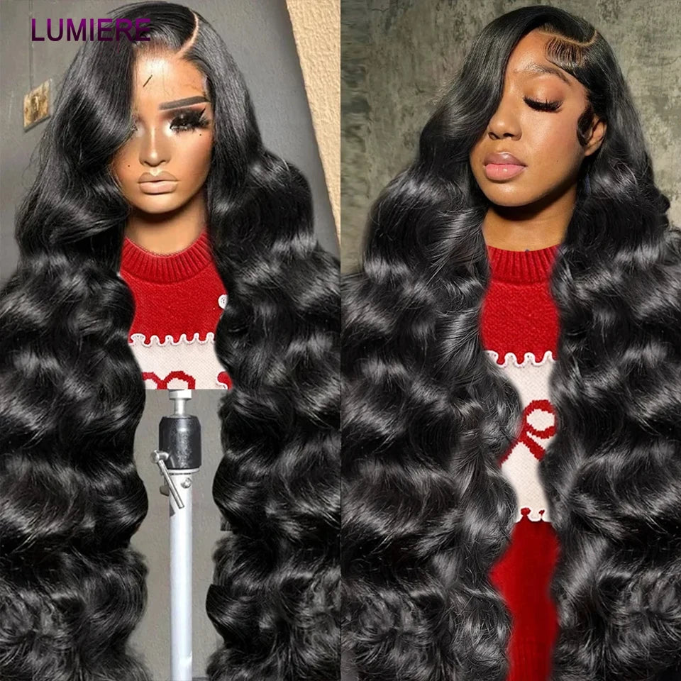 8-30" Body Wave Human Hair Bundles with Closure Frontal HD Transparent Lace Peruvian 100% Raw Virgin Human Hair Weave Extension