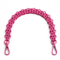 30-60-100-120cm 16mm polished silver purse metal chain handbag strap replacement shoulder chain DIY crossbody bag chain