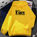Hoodies The Kinks Band Graphic Sweatshirts Hip Hop Sudaderas Hombre Streetwear Casual Long Sleeve Unisex Pullovers Men Clothes