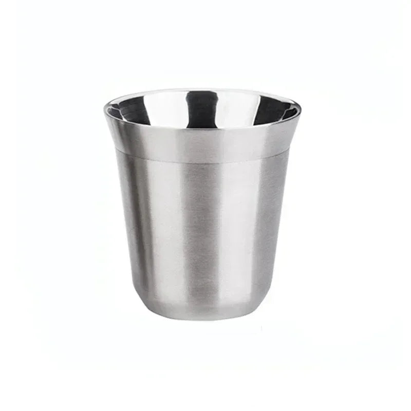 80/160/250ml Outdoor Camping Espresso Mug Thickened 304 Stainless Steel Double Wall Insulation Coffee Cup Tea Cup